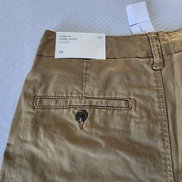 Mens American Eagle Lived-In Khaki Short, At The Knee, Flex Size 28 - Picture 5 of 7